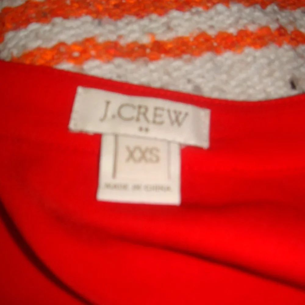J. Crew Red Blouse XXS